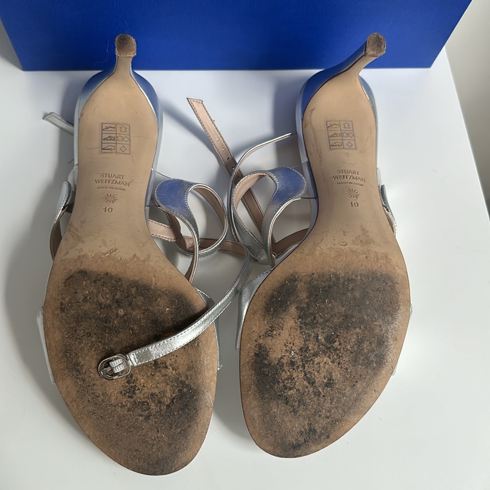 ⭐️ Stuart Weitzman Mariposa Ankle Sandal Size 10 - Picture 7 of 12